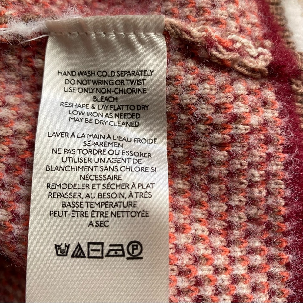 Free People Sweater Field Of Flowers Full Zip Hoodie Cardigan Small NWOT - Picture 5 of 6